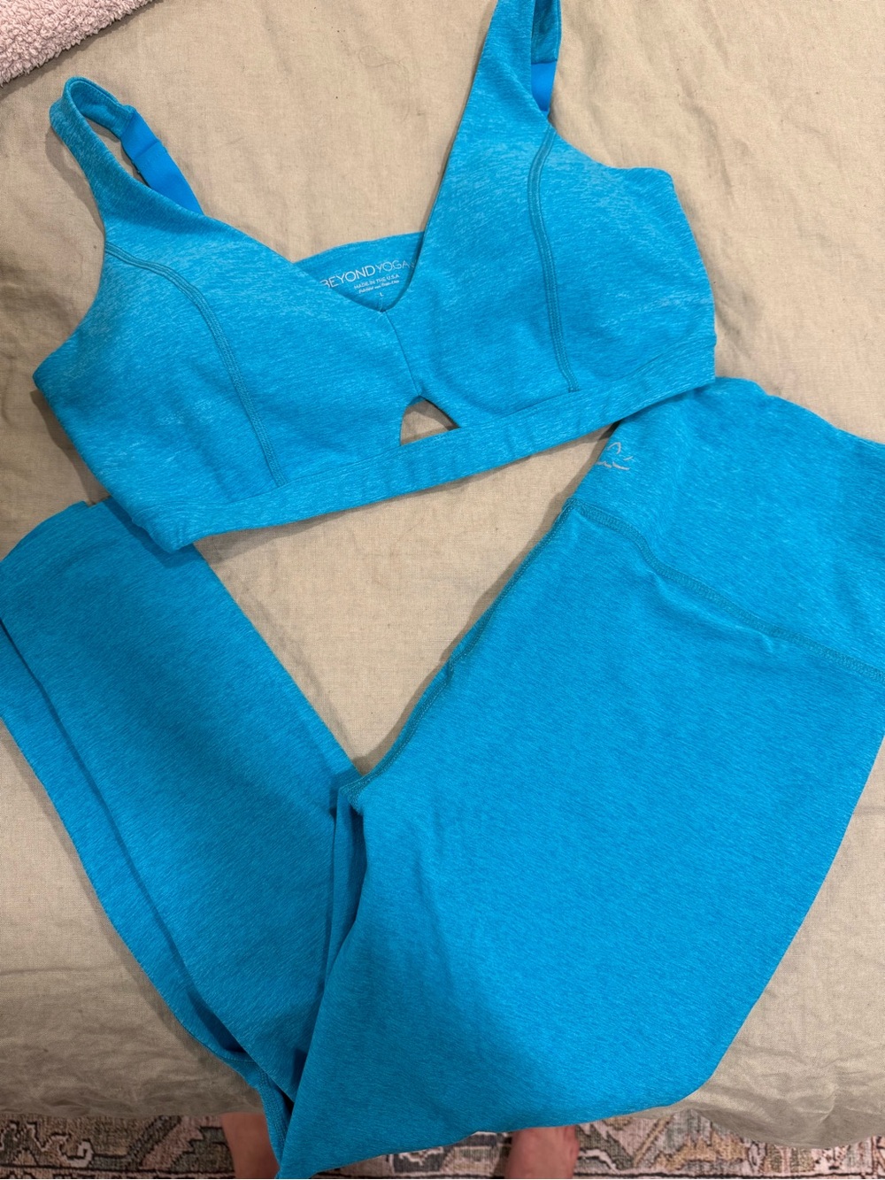 Beyond Yoga Spacedye Bra & Legging Set